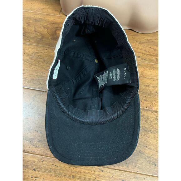 Gucci Unisex Black Canvas White Headband
Cabardine Baseball Hat L/59 - Picture 10 of 14